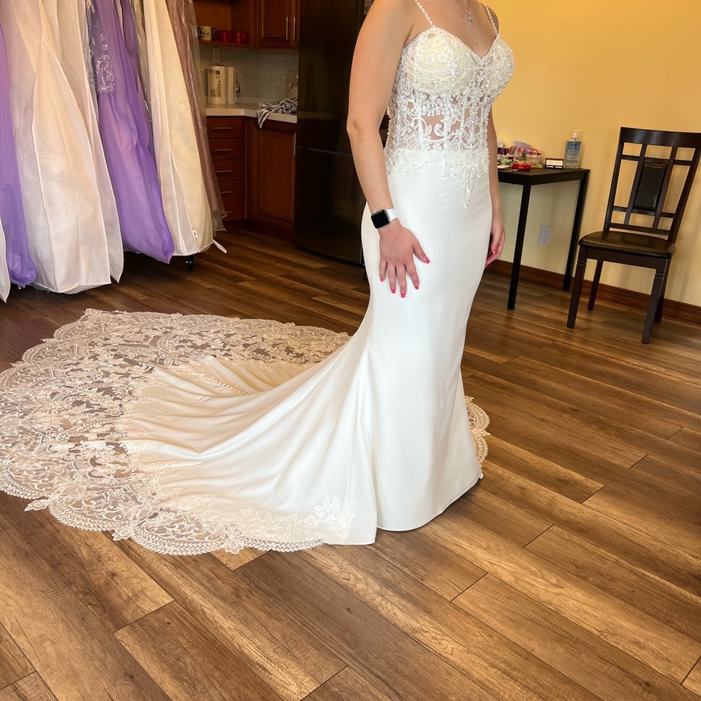Couture Kenneth Winston style 1818 with bodice front to complement the back.